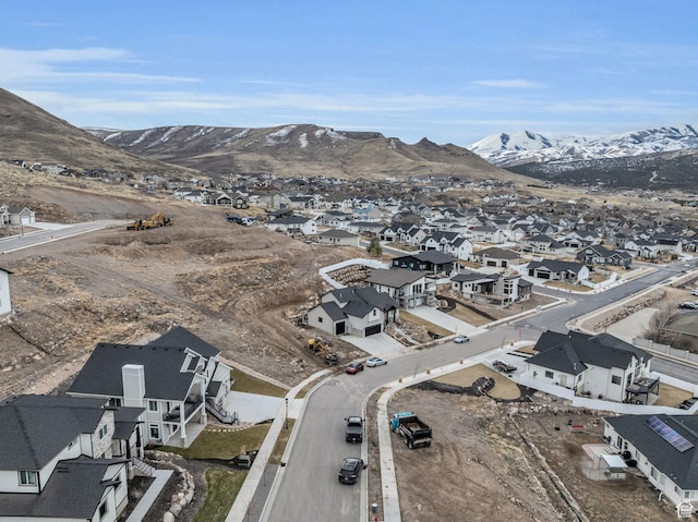 6579 W Bonnie Jean Ln Unit 12, Herriman, UT 84096 - bird's eye view featuring a residential view and a mountain view