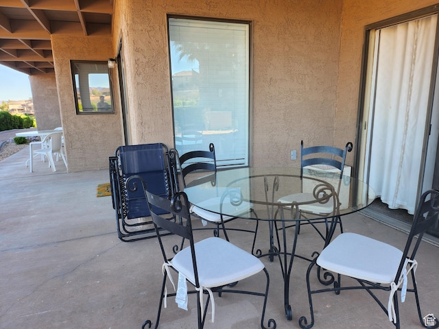 view of patio / terrace with outdoor dining space