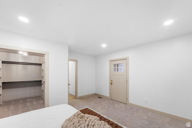 1585 S 2300 E, Salt Lake City, UT 84108 - bedroom featuring baseboards, recessed lighting, and carpet floors