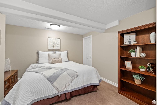 4721 W Country Club Dr, Highland, UT 84003 - bedroom with baseboards, carpet floors, a textured ceiling, and visible vents
