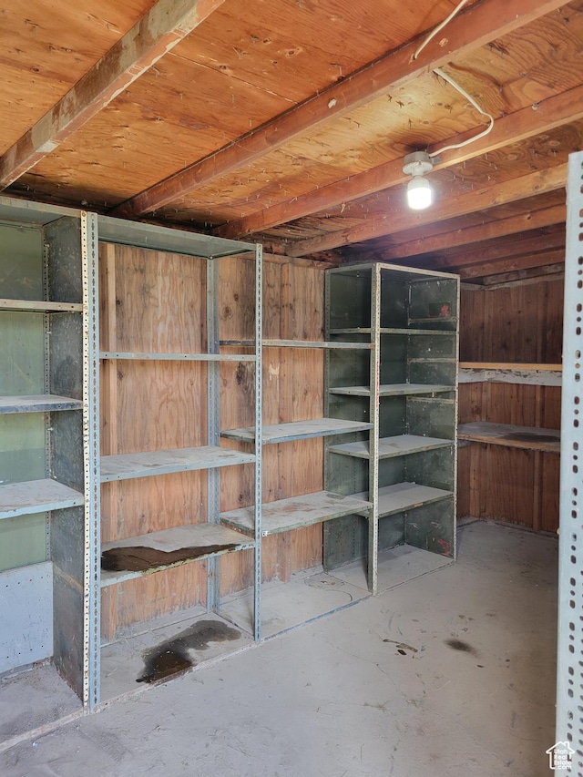 view of storage