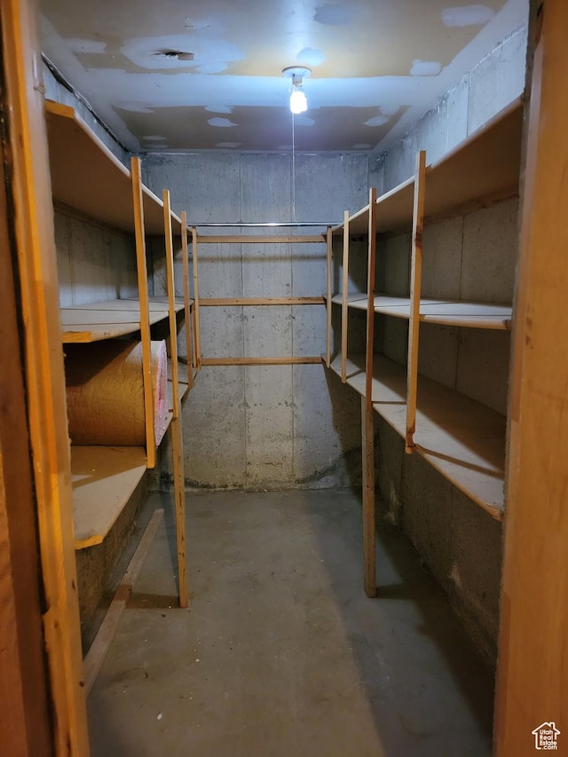 view of storage