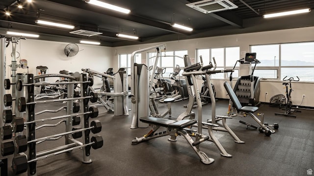 5516 N Valley View Rd, Lehi, UT 84043 - workout area featuring baseboards