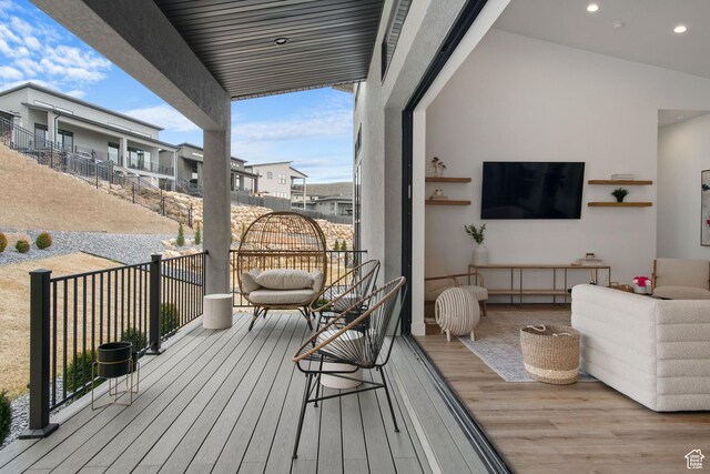 5516 N Valley View Rd, Lehi, UT 84043 - view of wooden terrace