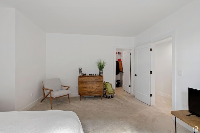 5516 N Valley View Rd, Lehi, UT 84043 - carpeted bedroom featuring baseboards and a walk in closet