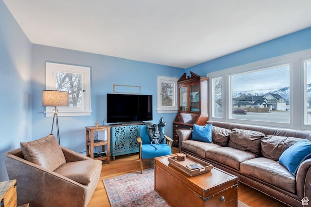 13496 S Redwood Rd, Riverton, UT 84065 - living room featuring plenty of natural light and light wood-type flooring
