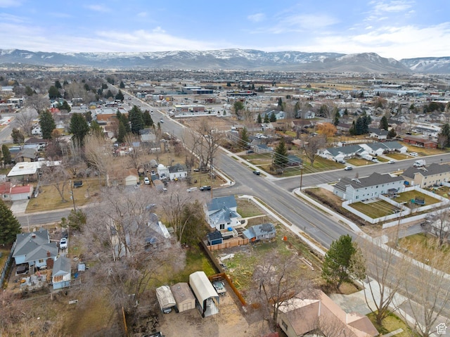 214 W 600 S, Heber City, UT 84032 - bird's eye view with a mountain view and a residential view