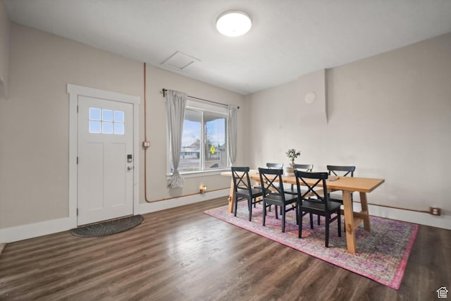 214 W 600 S, Heber City, UT 84032 - dining space with baseboards and wood finished floors