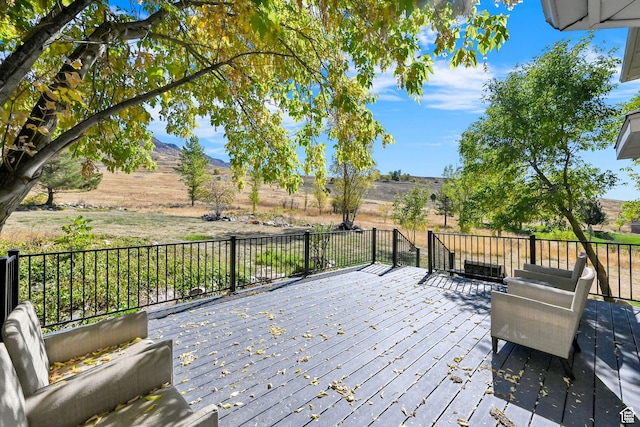 4216 N Wolf Creek Dr, Eden, UT 84310 - view of wooden terrace