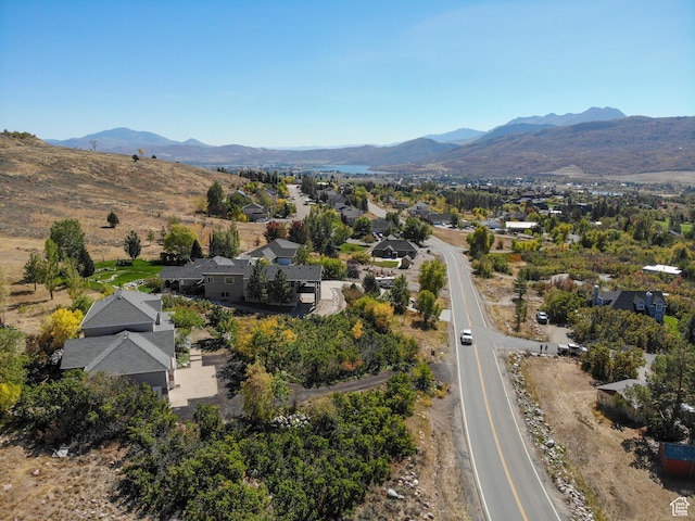 4216 N Wolf Creek Dr, Eden, UT 84310 - birds eye view of property with a residential view and a mountain view