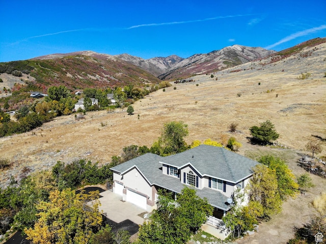 4216 N Wolf Creek Dr, Eden, UT 84310 - aerial view with a mountain view