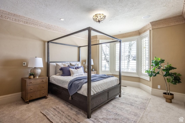 2726 E Wasatch Dr Unit 18, Salt Lake City, UT 84108 - bedroom featuring baseboards, carpet, and a textured ceiling