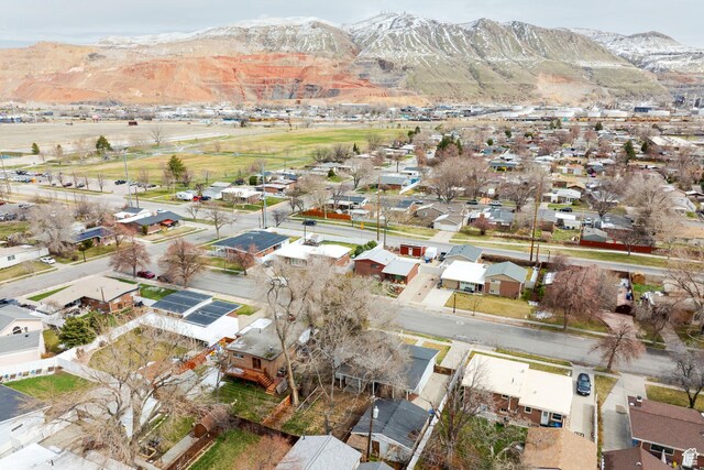 1305 N Valentine St, Salt Lake City, UT 84116 - drone / aerial view featuring a residential view and a mountain view