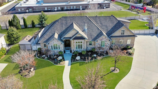 bird's eye view
