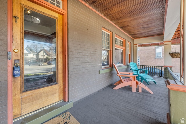 736 E 800 S, Salt Lake City, UT 84102 - wooden terrace featuring a porch