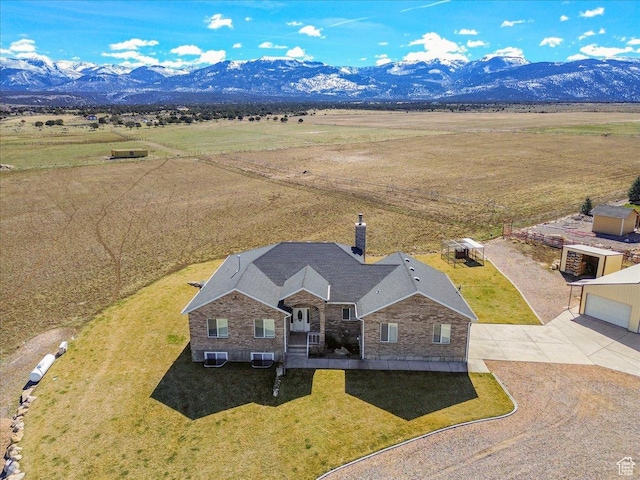 14480 N 8375 E, Spring City, UT 84662 - drone / aerial view with a mountain view and a rural view