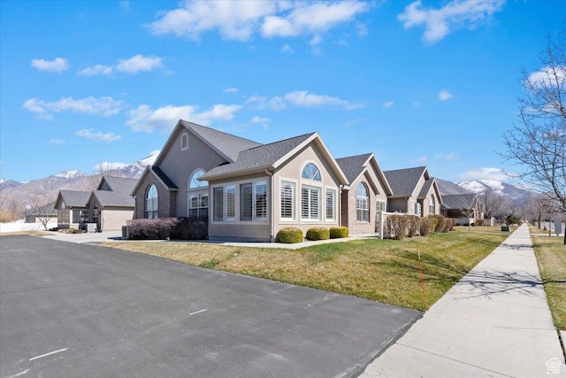 518 W 300 S Unit C, Springville, UT 84663 - view of home's exterior with a mountain view and a yard