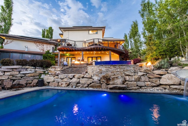 1448 E 155 S, Lindon, UT 84042 - pool featuring a patio area