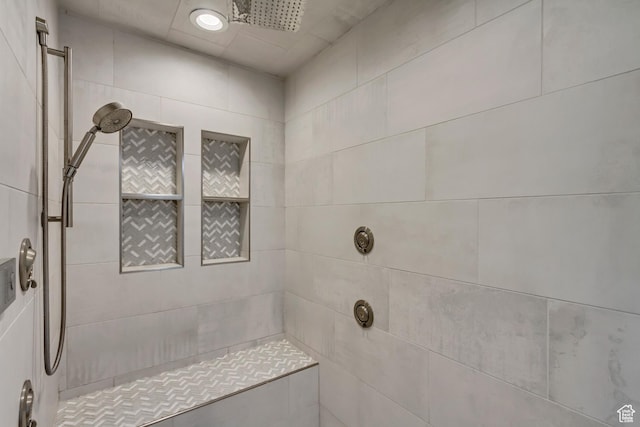 1448 E 155 S, Lindon, UT 84042 - bathroom featuring a tile shower