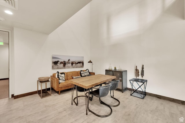 3793 Blackstone Dr Unit 2F, Park City, UT 84098 - dining room featuring baseboards and recessed lighting
