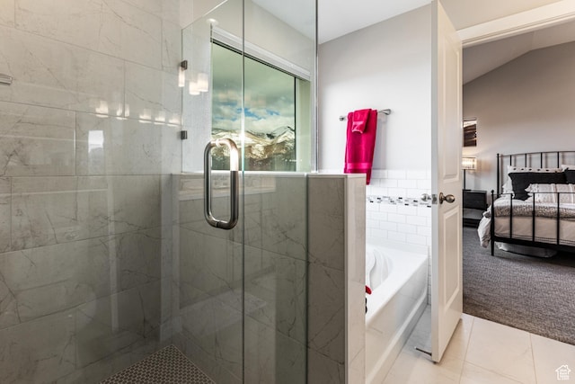 6065 N Westridge Rd, Heber City, UT 84032 - ensuite bathroom featuring connected bathroom, a shower stall, and a garden tub