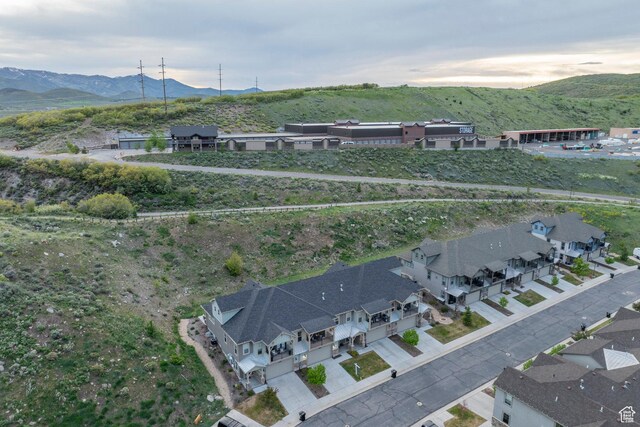 1089 W Cattail Ct, Kamas, UT 84036 - aerial view of property's location featuring a mountainous background