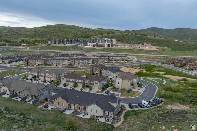 1089 W Cattail Ct, Kamas, UT 84036 - aerial view of property's location featuring mountains and nearby suburban area