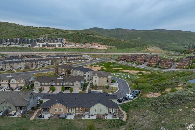 1089 W Cattail Ct, Kamas, UT 84036 - aerial view of property's location featuring a mountainous background and nearby suburban area