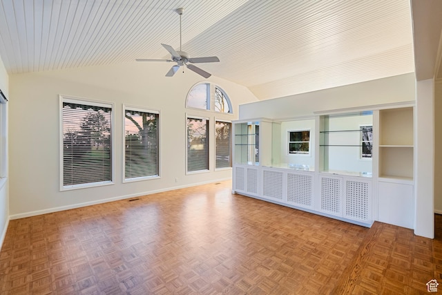 2532 E Maywood Dr, Salt Lake City, UT 84109 - interior space featuring baseboards, a wealth of natural light, and a ceiling fan