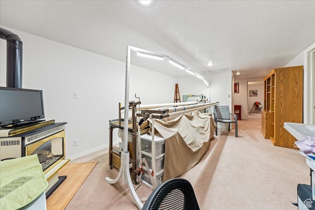 180 N 1100 E Unit 24, Washington, UT 84780 - interior space with light colored carpet and a textured ceiling
