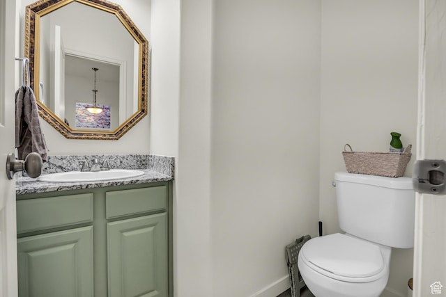 5116 W Rock Butte Rd, Herriman, UT 84096 - half bath featuring baseboards, toilet, and vanity