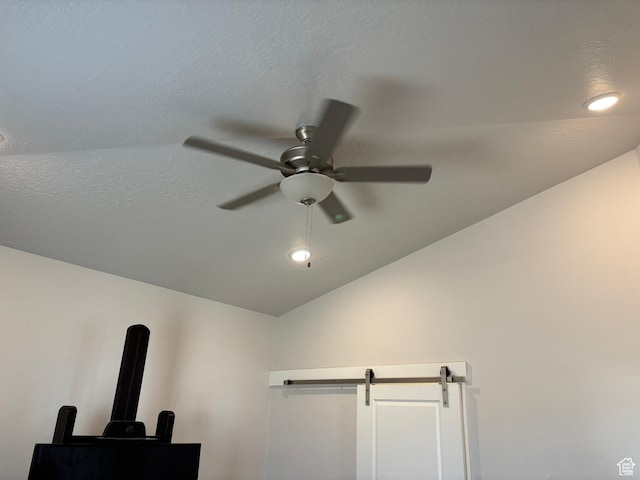 12038 S Middle Teton Dr Unit 134, Herriman, UT 84096 - detailed view of a ceiling fan and a barn door