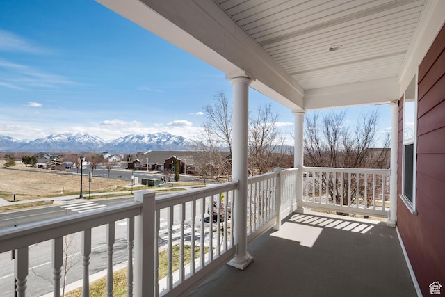 4988 W Currant Dr, South Jordan, UT 84009 - balcony with a mountain view and a residential view