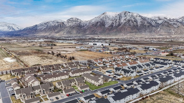 2522 W 500 S Unit 7, Springville, UT 84663 - drone / aerial view with a mountain view and a residential view