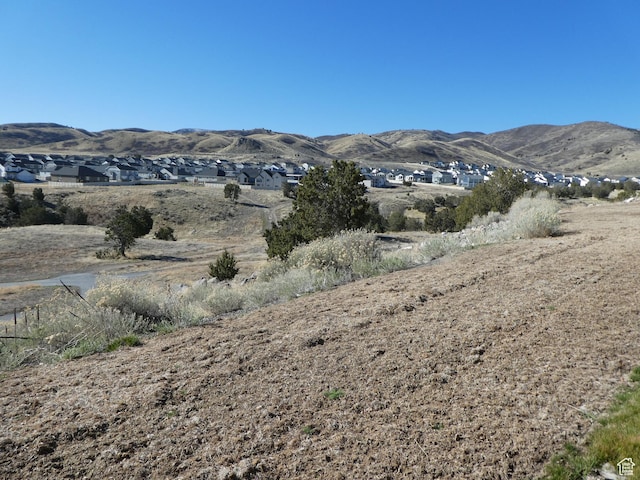 view of mountain feature
