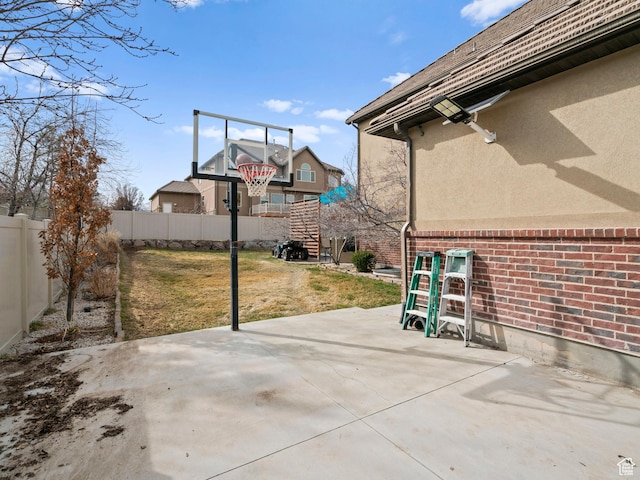 14526 Long Ridge Dr, Herriman, UT 84096 - view of patio / terrace with a fenced backyard and stairs