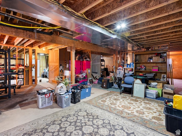 14526 Long Ridge Dr, Herriman, UT 84096 - view of unfinished basement