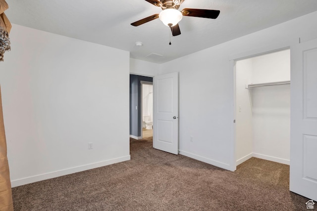900 E Mecham Ave, Layton, UT 84040 - unfurnished bedroom featuring carpet flooring, a ceiling fan, a closet, and baseboards