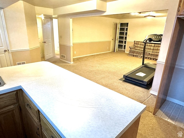 2662 W Toni Lee St, West Jordan, UT 84088 - workout area featuring light carpet and visible vents