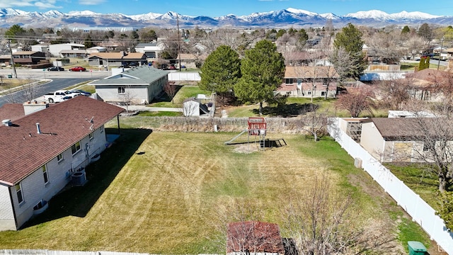 2662 W Toni Lee St, West Jordan, UT 84088 - bird's eye view featuring a residential view and a mountain view