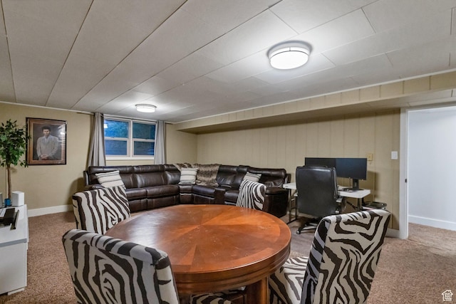 1311 E 29th St S, Ogden, UT 84403 - dining space featuring baseboards and carpet