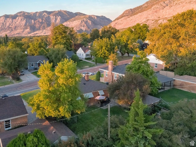 1311 E 29th St S, Ogden, UT 84403 - bird's eye view with a mountain view and a residential view