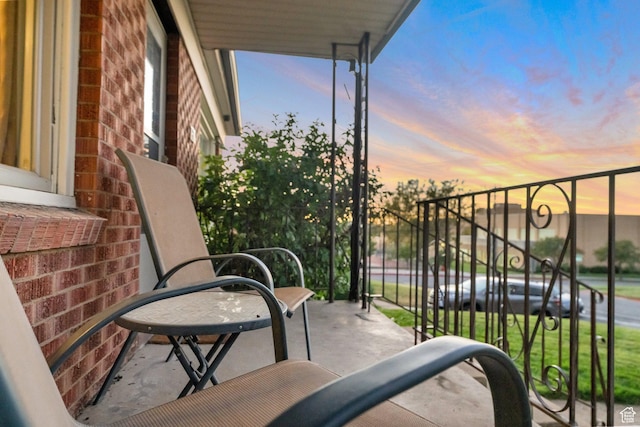 1311 E 29th St S, Ogden, UT 84403 - view of balcony at dusk