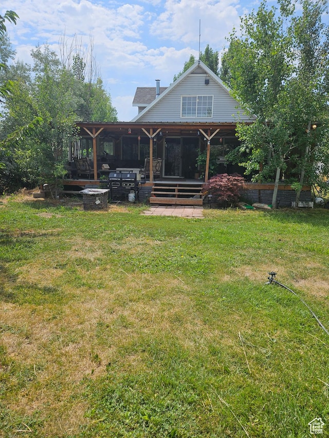 223 N 2520 W, Provo, UT 84601 - back of house with a yard