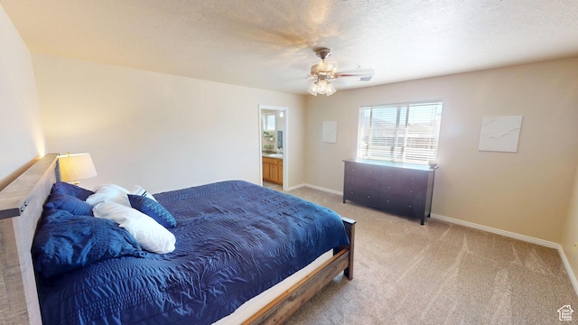 1451 W 925 S, Vernal, UT 84078 - bedroom with baseboards, a ceiling fan, carpet flooring, and a textured ceiling