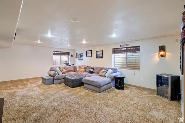 1519 N 2340 W, Clinton, UT 84015 - carpeted living area with baseboards