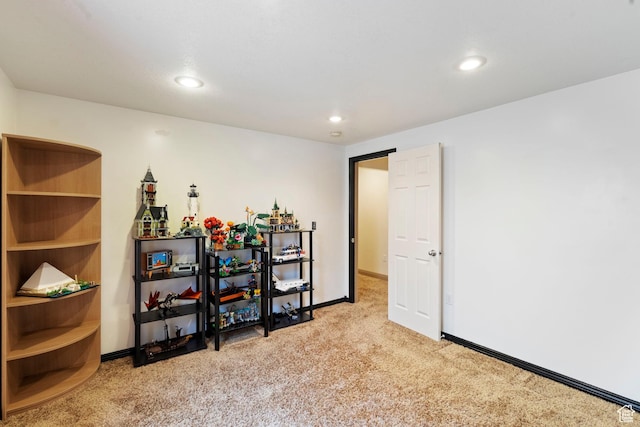 1519 N 2340 W, Clinton, UT 84015 - interior space with baseboards, recessed lighting, and carpet