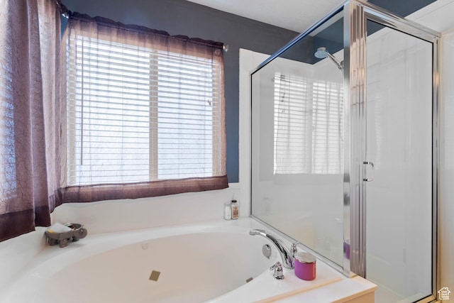 1519 N 2340 W, Clinton, UT 84015 - full bath with a stall shower and a garden tub