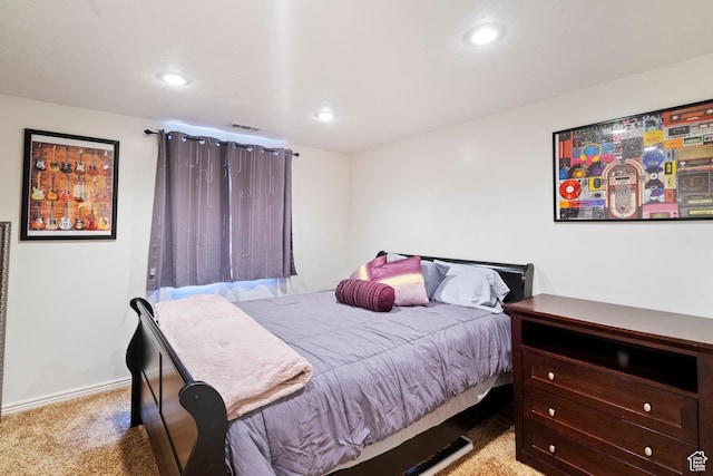 1519 N 2340 W, Clinton, UT 84015 - bedroom featuring baseboards, light colored carpet, and recessed lighting