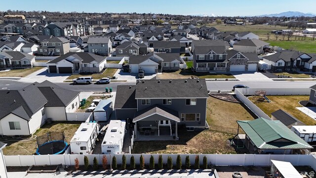 2466 W 3375 S, West Haven, UT 84401 - birds eye view of property featuring a residential view